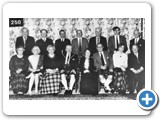 Fortrose Town Council 1975. Mr Lackie, Dodd Young, A Matheson, Ian Cameron, Jonathan Owens, Murdo MacPhail, Archie Stirling.   Miss Jean Hay, Mrs MacDonald, Miss Agnes Cheyne, Provost Harry Rodgers, Mrs Crawford, Mr Currie, Mrs Hamilton, Mr J MacKay. The last council prior to regionalisation.